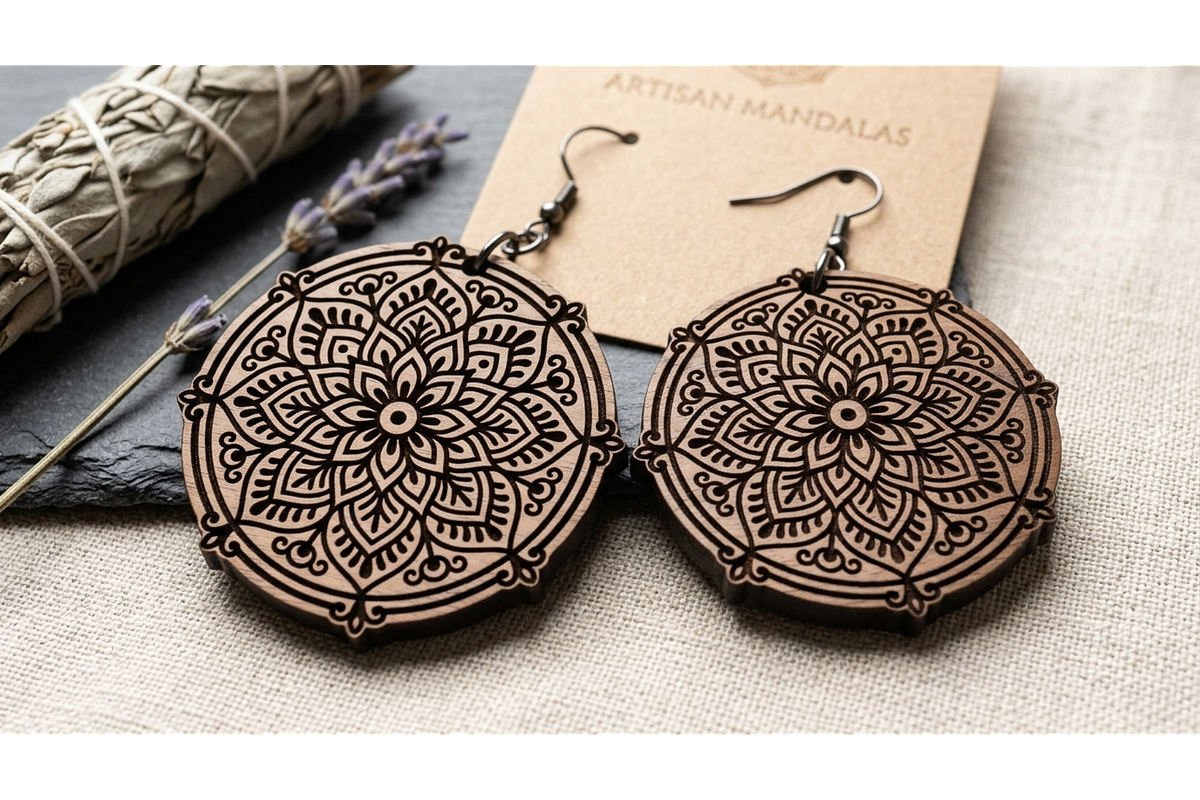 Mandala Jewelry SVG, an Object Graphic by hafijul (Photo 6 of 11)