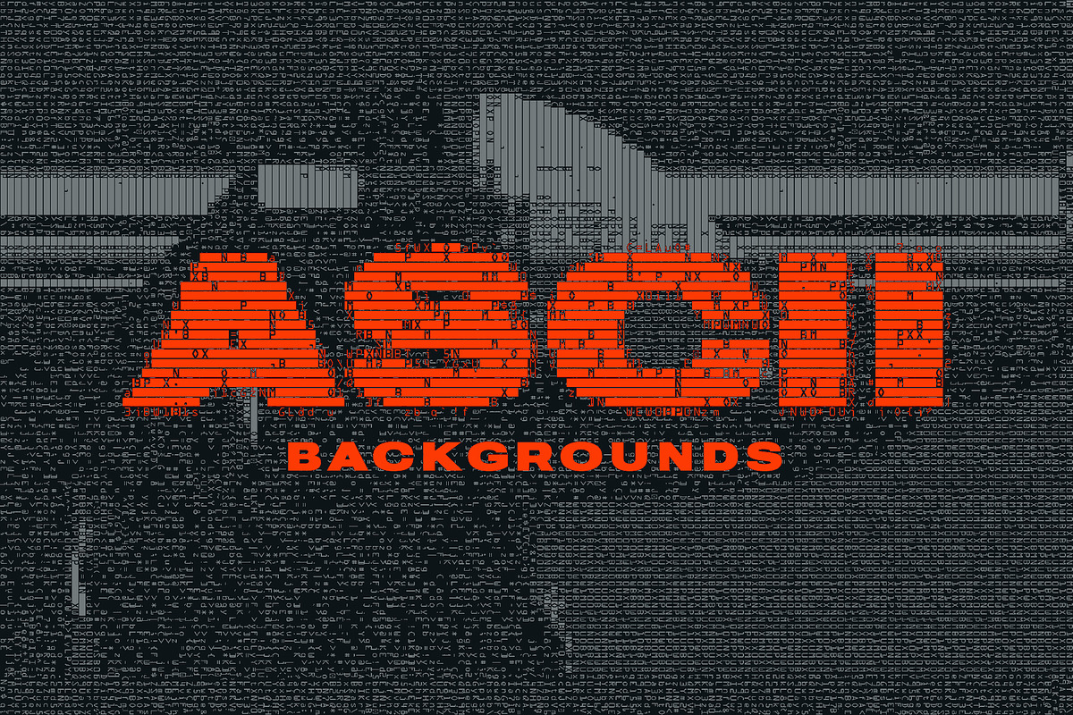 ASCII Backgrounds, a Background Graphic by bbymedia.store (Photo 1 of 4)