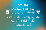 75% Off Rachee Display, a Font by Sundance Tipografia (Thumbnail 2 of 10)
