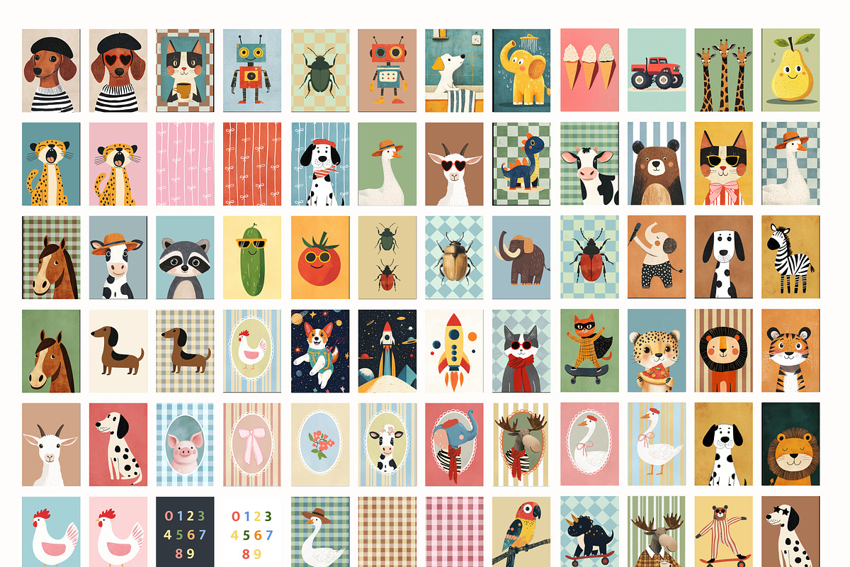 Nursery Print Bundle, a Background Graphic by Artemsky (Photo 21 of 24)