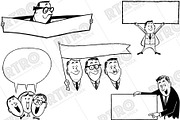 RTRO Blank Signs 2, a Person Illustration by RTRO Stock (Thumbnail 5 of 5)