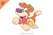 Big Bundle of Cartoon Dogs 04., an Animal Illustration by KENO Mascots (Thumbnail 6 of 7)