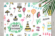 Flamingo Party, a Pattern Graphic by GooseFrol (Thumbnail 4 of 15)