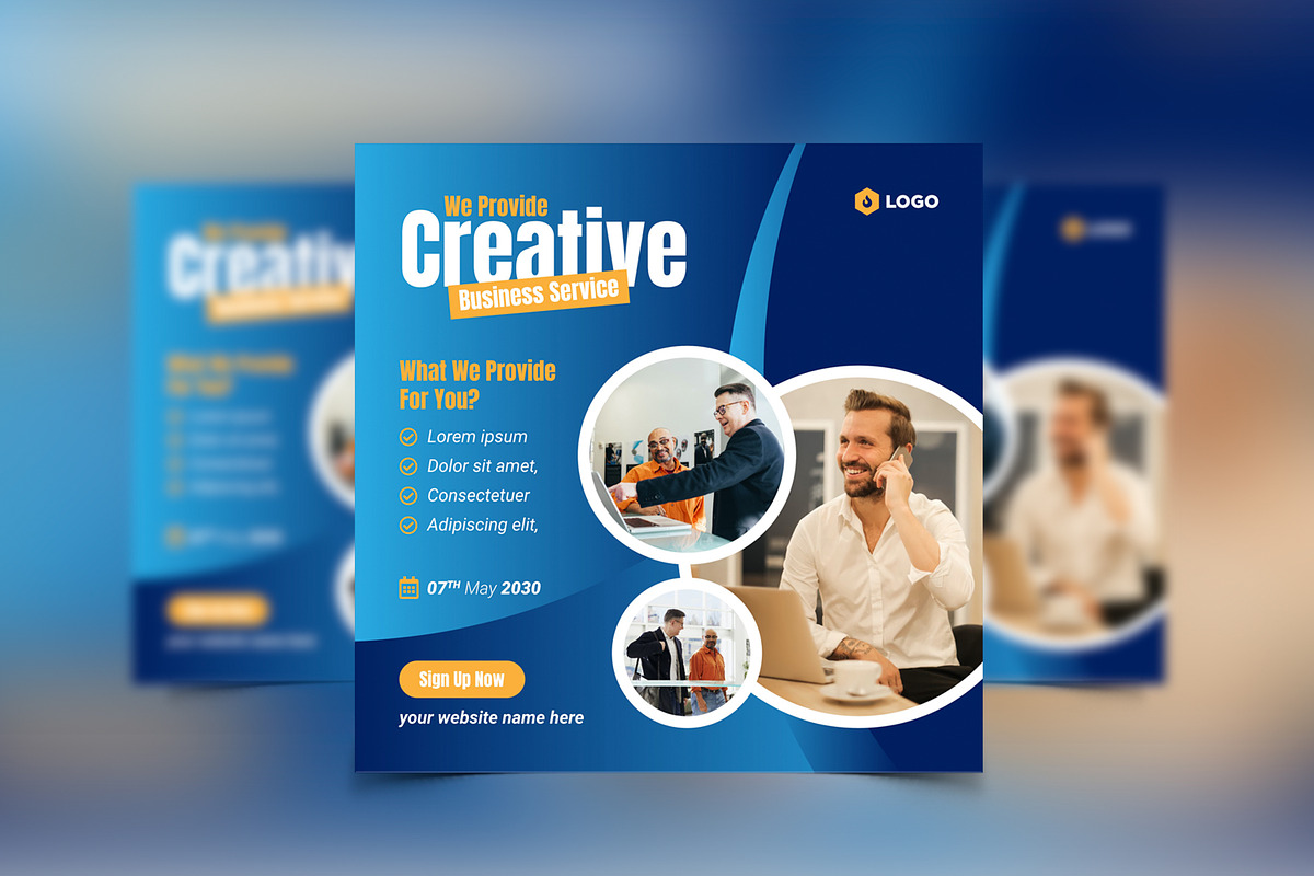 Social Media Cover Post Template Set, a Social Media Template by zahidhossainalif (Photo 8 of 13)
