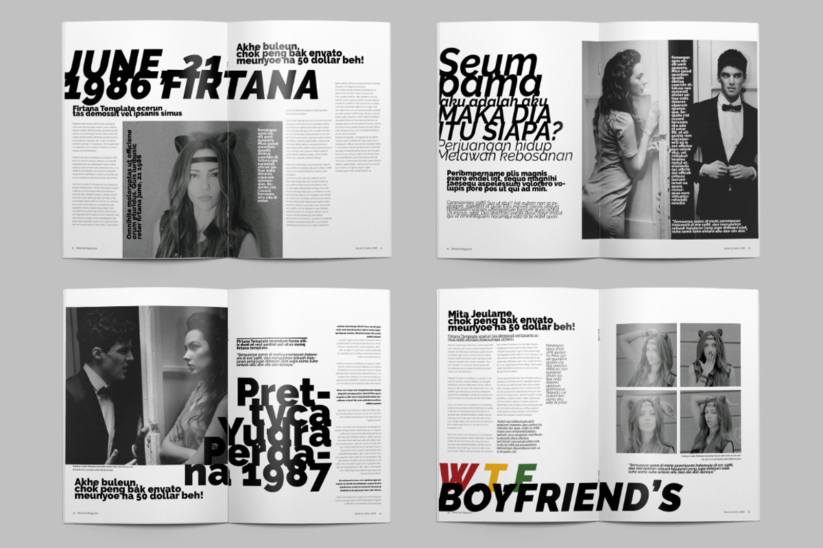 Minimal Magazine, a Magazine Template by Firtana (Photo 7 of 14)