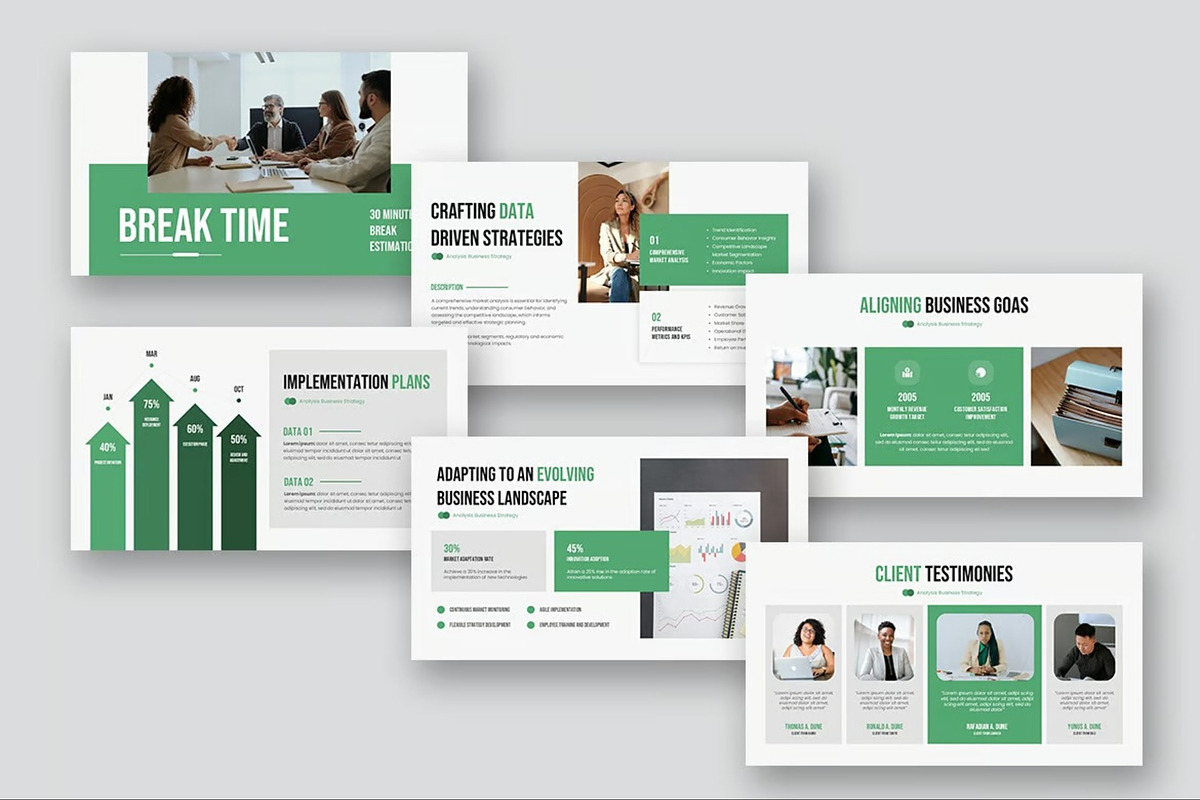 Analysis Business Strategy Keynote, a Presentation Template by Fit-tee (Photo 2 of 10)
