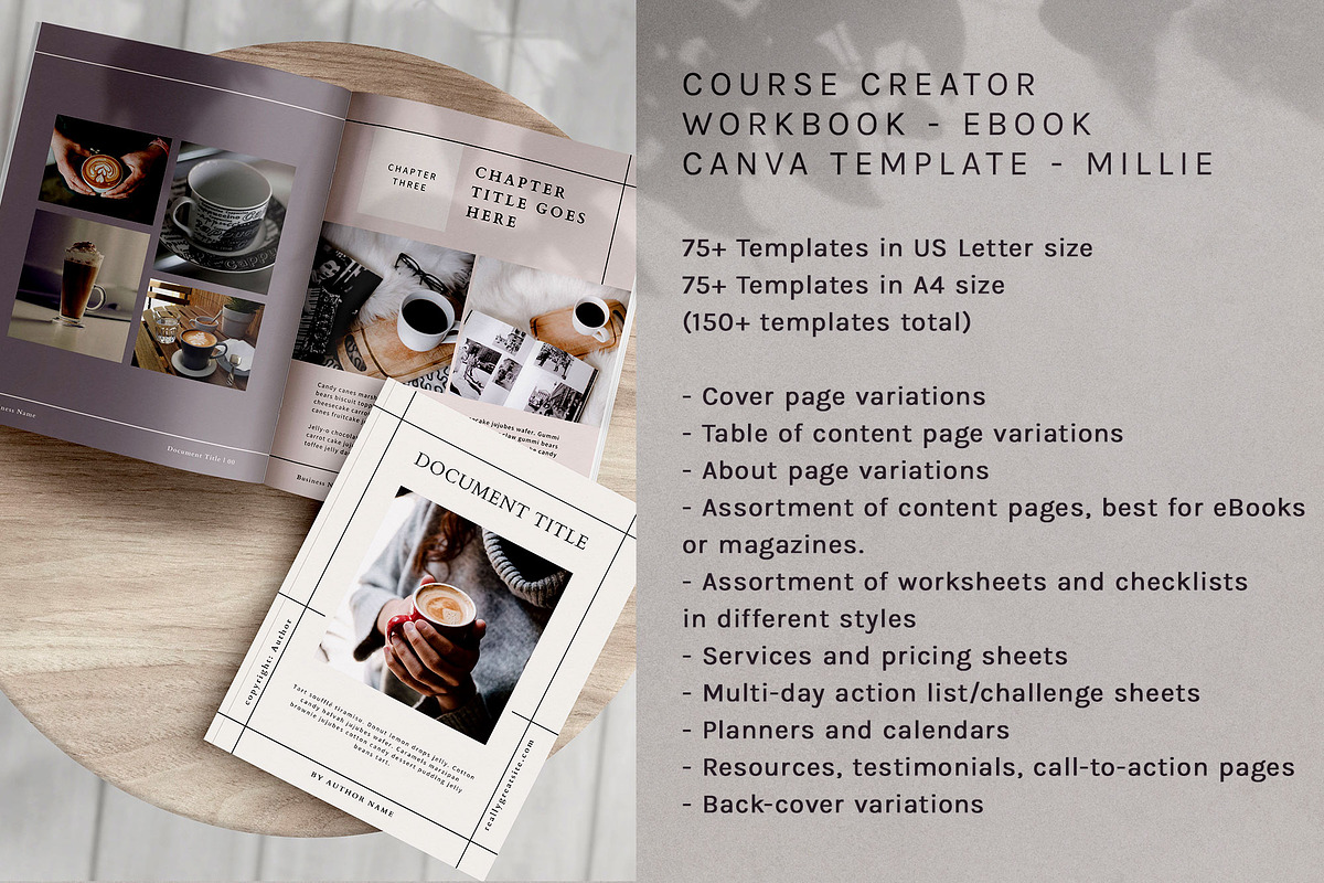 Course Creator Workbook eBook Canva, a Magazine Template by Studio Sugoi (Photo 2 of 10)