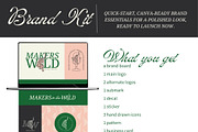 Makers in the Wild DIY Brand Kit, a Branding & Logo Template by Hello Holly Studio (Thumbnail 2 of 10)