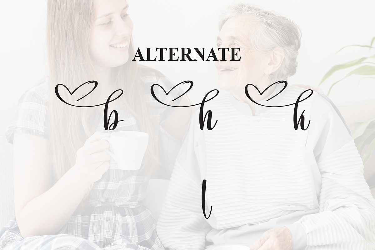 Grandmother | Script Font, a Handwritten Font by Scratchones (Photo 8 of 9)
