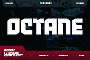 Octane – Bold Futuristic Font, a Sans Serif Font by Brand Earth (Thumbnail 1 of 7)