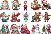 Funny Old Lady Christmas Sublimation, an Illustration by Designking (Thumbnail 2 of 5)