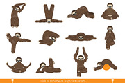 Yoga Sloth, an Animal Illustration by pet design shop (Thumbnail 2 of 8)