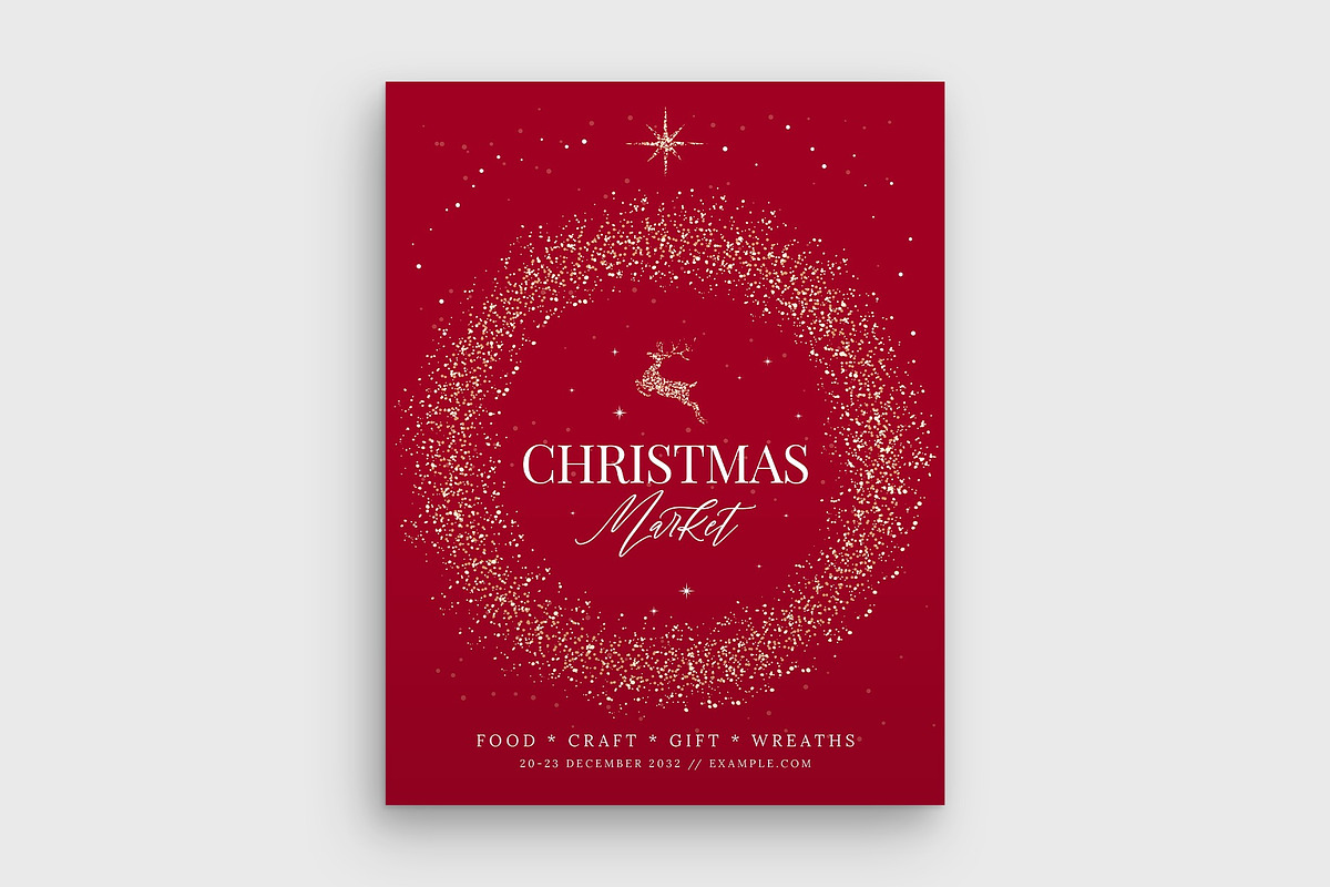 Luxury Christmas Flyer Template, a Flyer Template by BrandPacks (Photo 2 of 5)