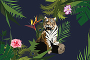 Tiger illustrations in lowpoly style, an Animal Illustration by Volkan Aydemir (Thumbnail 4 of 4)
