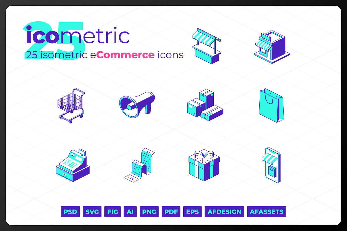 Icometric - eCommerce Icons, an Outline Icon by oelhoem (Photo 1 of 3)