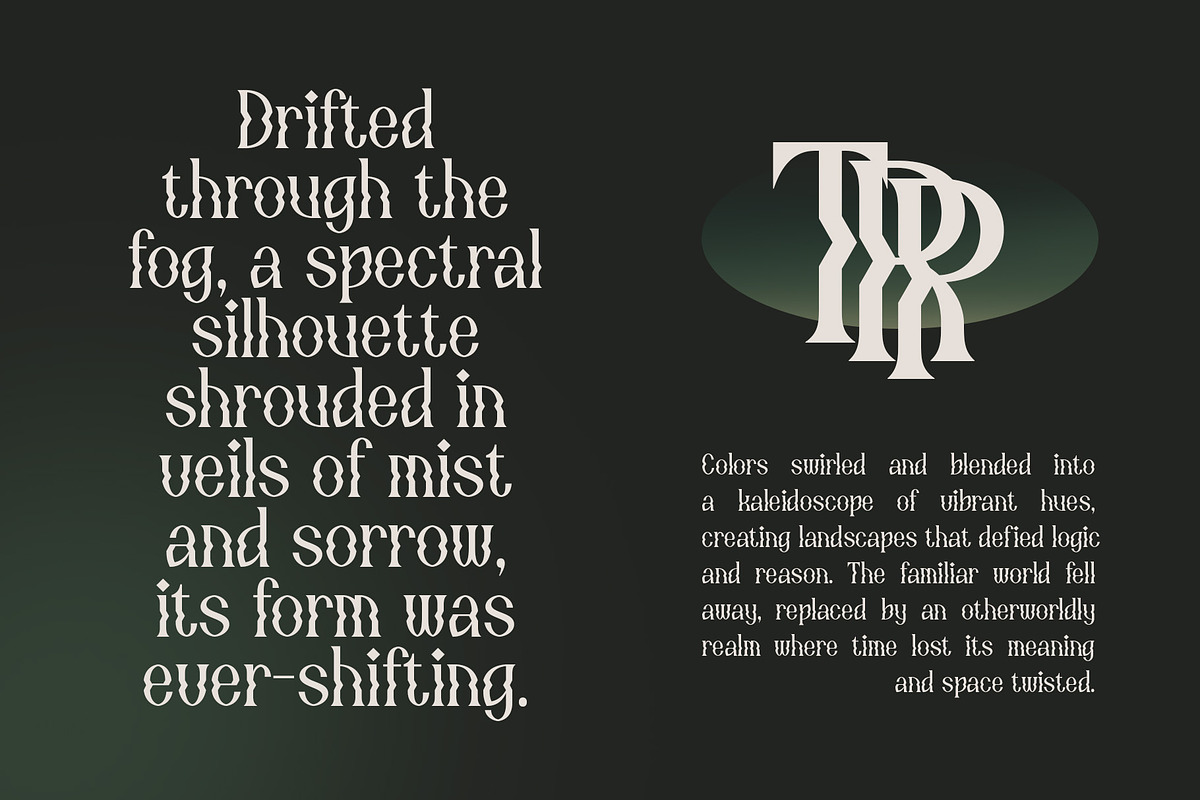 CS Berish – Psychedelic Font, a Serif Font by Craft Supply Co. (Photo 7 of 8)