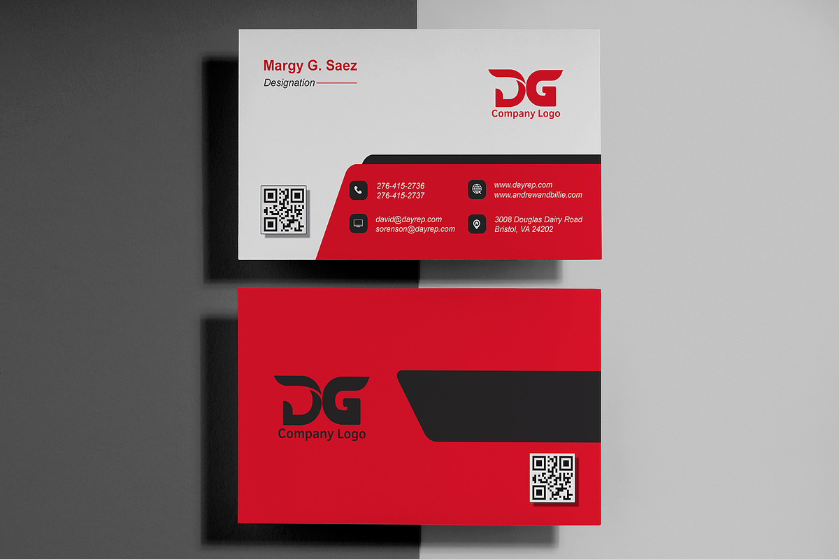 Hair Stylist Business Card Template preview 2