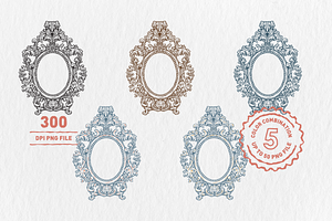 Elegant Vintage Frame Illustration