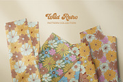 Wild Retro Floral Seamless Patterns, a Pattern Graphic by Tiger and Flower (Thumbnail 17 of 20)