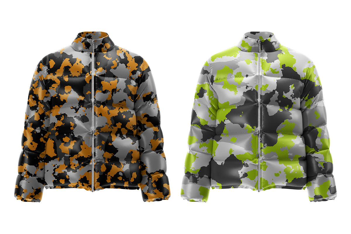 Puffer Jacket Mockup, a Hoody Mockup by Mad Supply (Photo 5 of 5)