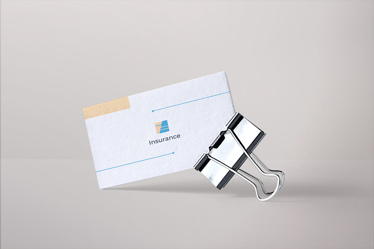 Insurance Agency Business Card, a Business Card Template by TemplatesNow!