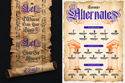Baronial, a Blackletter Font by Burntilldead (Thumbnail 10 of 13)