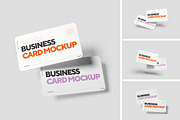 Business Card Mockup, an Advertising Mockup by Pikachudesign (Thumbnail 1 of 5)