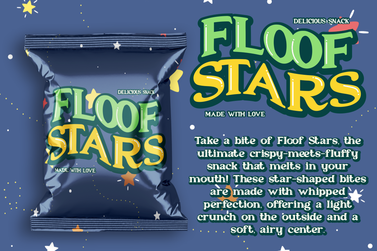 Floofy Bubble - Bubble Font, a Font by PutraCetol Studio (Photo 5 of 5)