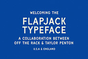 Flapjack | Vintage Hand Drawn Font, a Sans Serif Font by Off The Rack © (Thumbnail 8 of 8)