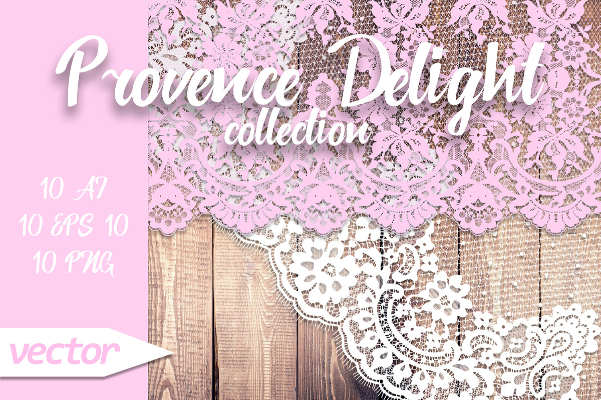 Provence Delight Laces Collection, a Pattern Graphic by Simple Design (Photo 1 of 7)