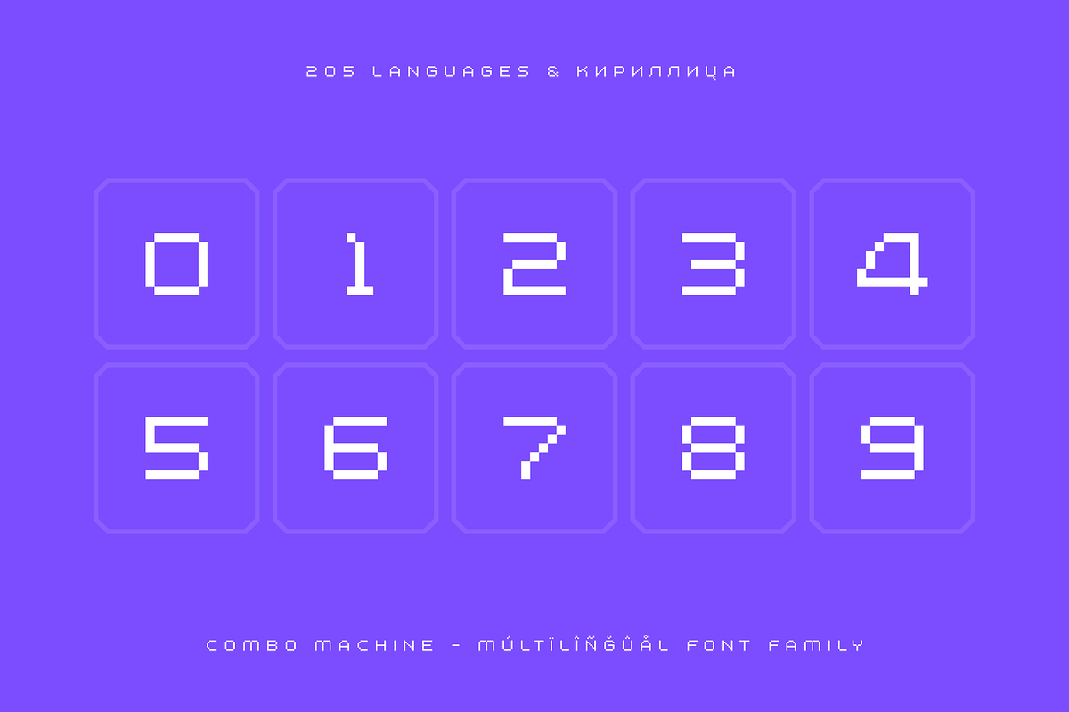 Combo Machine - Pixel Typeface, a Sans Serif Font by alpercakici (Photo 16 of 22)