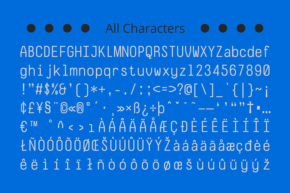 CS Liona Mono – Monospaced Typeface, a Sans Serif Font by Craft Supply Co. (Photo 8 of 8)