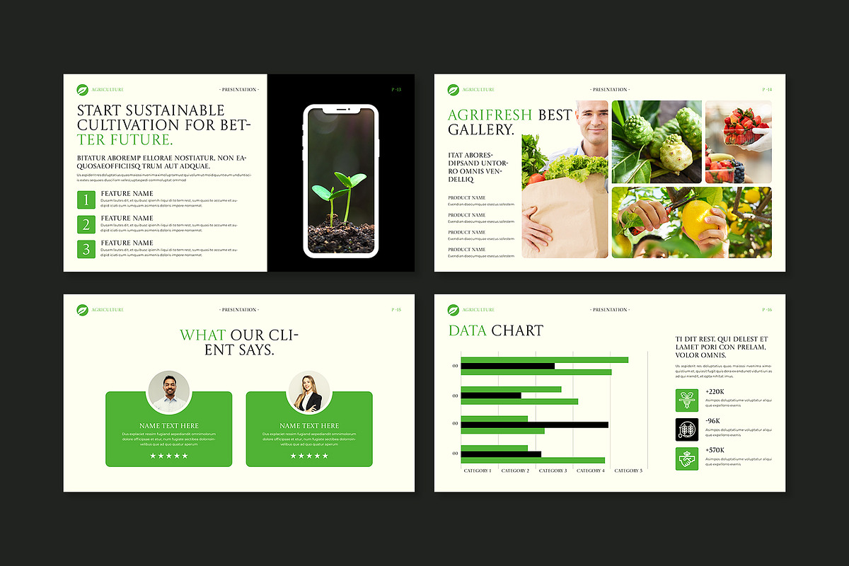 Agriculture Presentation Template, a Presentation Template by E-Type (Photo 5 of 6)