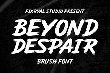 Beyond Despair – Brush Font