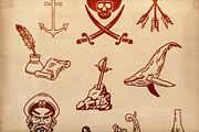 Nautical Illustration Set, an Object Illustration by Megflags (Thumbnail 5 of 6)