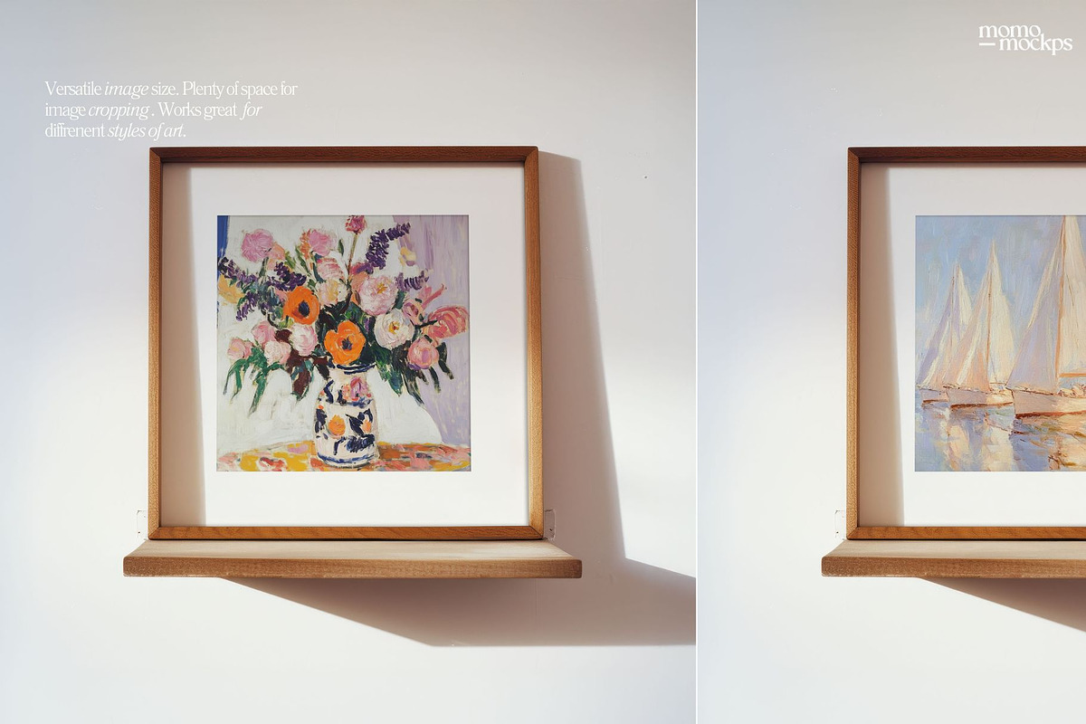 Square Frame Mockup Art PSD, a Household Mockup by momomockps (Photo 2 of 9)