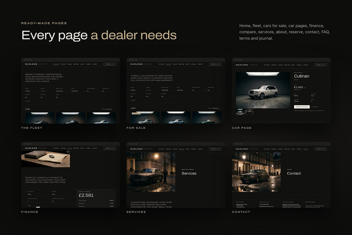 Marlowe Car Rental WordPress Theme, a WordPress Template by Tomasz Ganclerz (Photo 5 of 21)