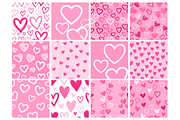 Pink Valentine Hearts, an Illustration by Mashimara (Thumbnail 2 of 4)