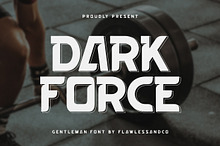 Dark Force - Racing Font