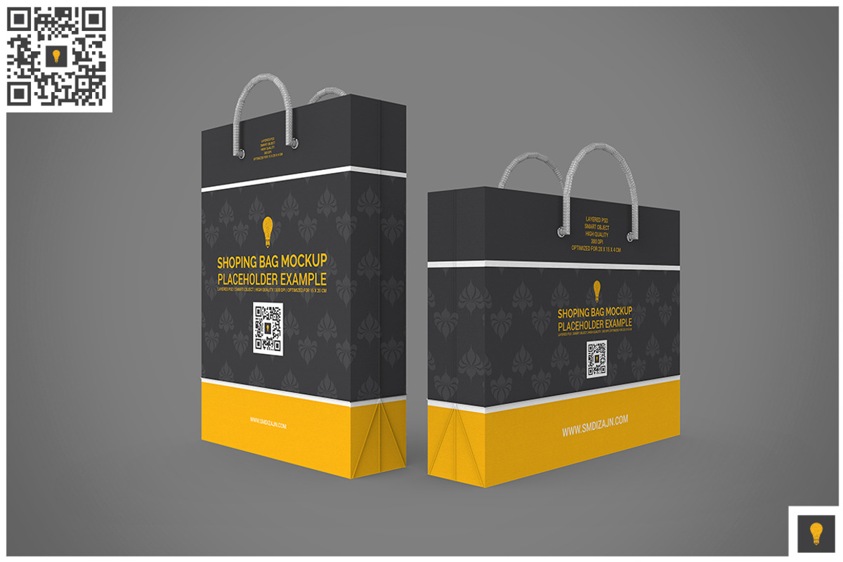 Shopping Bag Mock-up, a Merchandise Mockup by Shocky Design Studio (Photo 10 of 10)