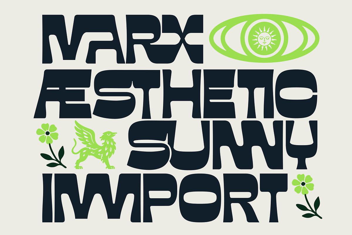 Fd- Sunn Neo Psychedelic Font, a Sans Serif Font by Fortunes Co (Photo 2 of 12)