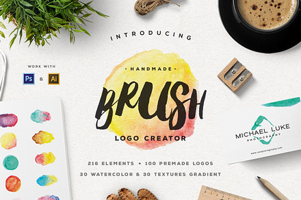 Handmade Brush Logo Creator