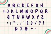 Happy Summer font, a Font by Fourteen Letter (Thumbnail 6 of 7)