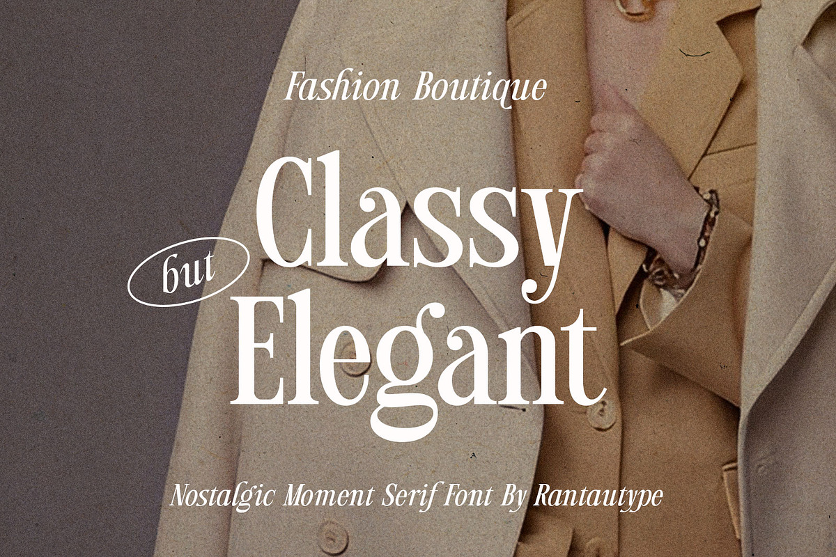 Nostalgic Moment Elegant Serif Font, a Serif Font by RantautypeStudio (Photo 5 of 19)