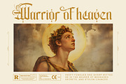 Highcrest Elegant Blackletter Font, a Blackletter Font by Letterara (Thumbnail 2 of 15)