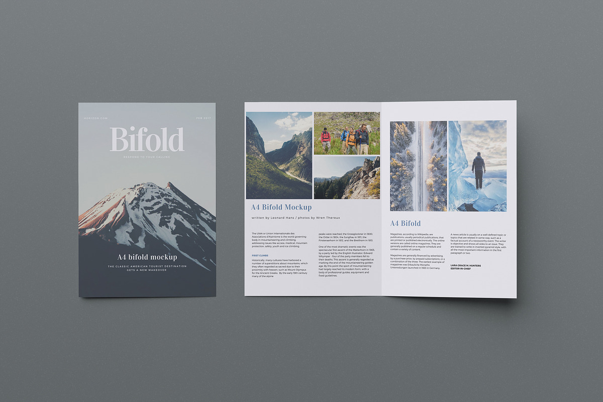 Dl Bifold Mockup, a Books & Magazine Mockup by Afif_studio (Photo 4 of 7)