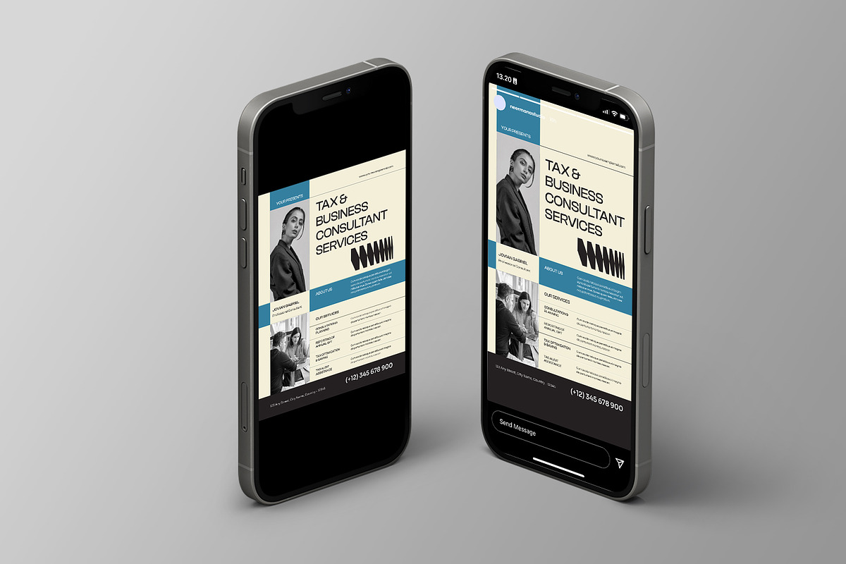 Tax Consultant Services Flyer, a Flyer Template by Neermana (Photo 4 of 4)