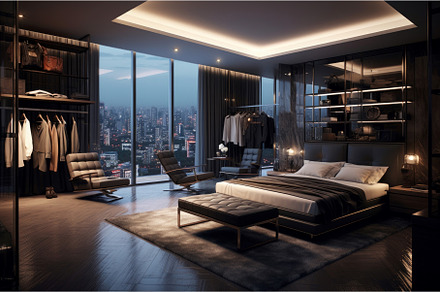 Sophisticated Luxury bedroom, an Architecture Photo by Ylivdesign
