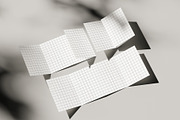A4 Four Fold Flyer Mockup Bundle, a Books & Magazine Mockup by MockupShelf (Thumbnail 6 of 12)