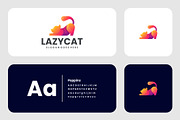 Gradient Modern Cat Logo Design, a Branding & Logo Template by Artnivora.Std (Thumbnail 2 of 3)